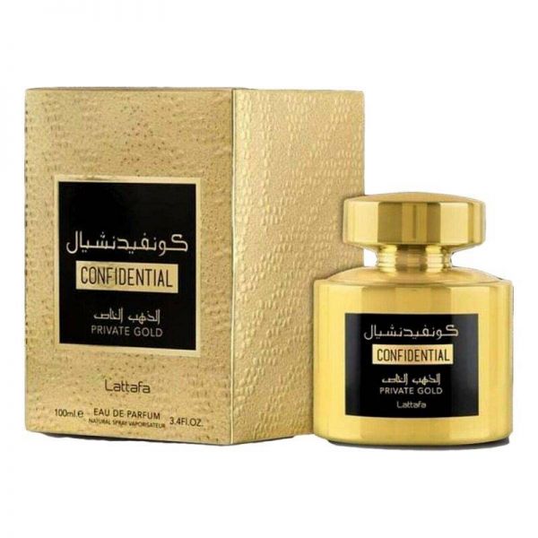 Lattafa Perfumes Confidential Private Gold парфюмированная вода
