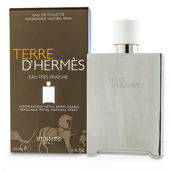 Hermes Terre d`Hermes Eau Tres Fraiche Metal Remplissable туалетная вода