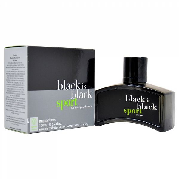 Nuparfums Black is Black Sport for Men туалетная вода